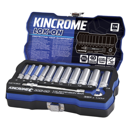 KINCROME LOKON 1/4 DEEP 13PCR METRIC