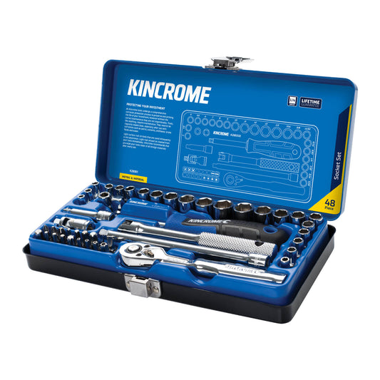 KINCROME 48 PCE 1/4DR METRIC & IMP SOCKET SET