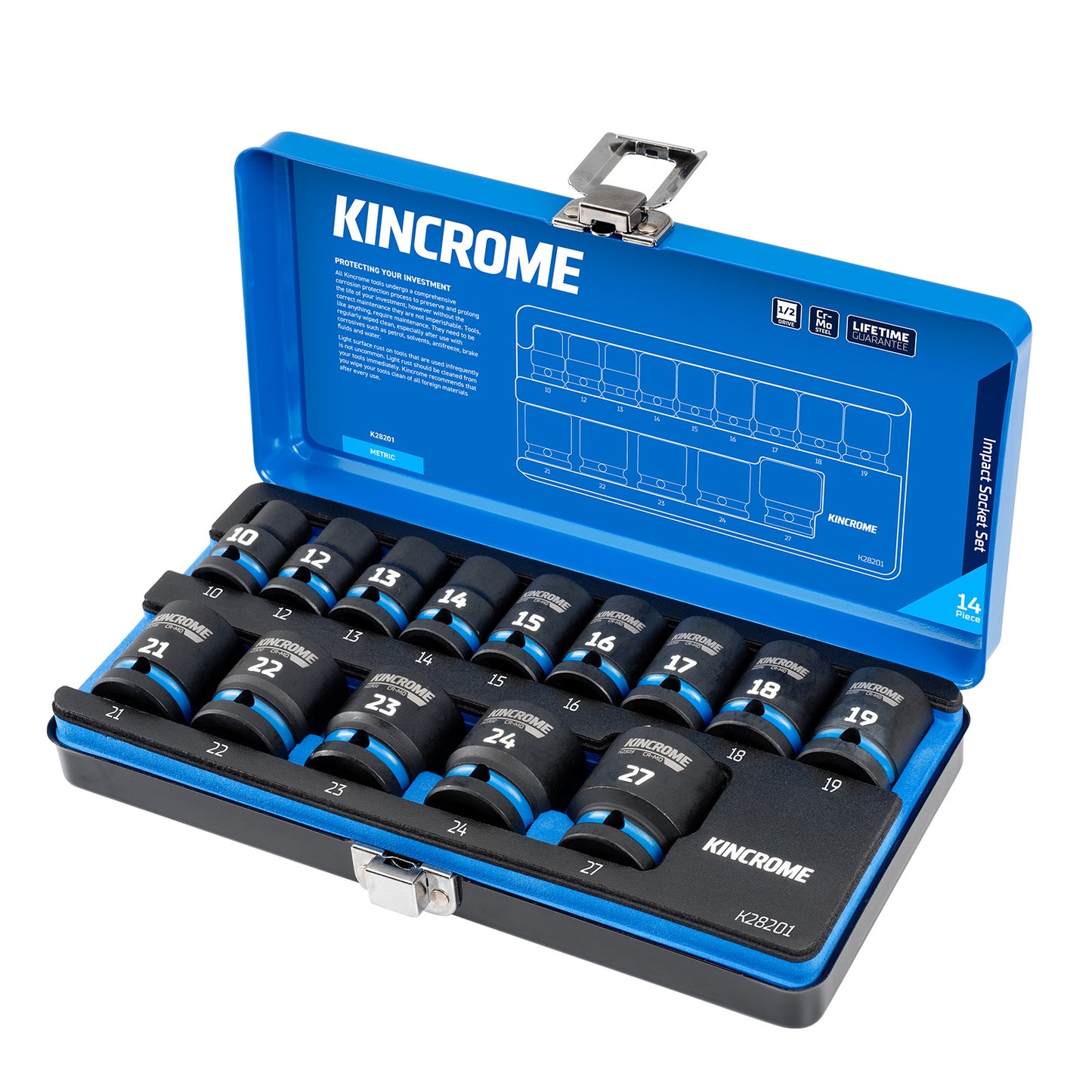 KINCROME 14 PCE 1/2DR IMPACT SOCKET SET