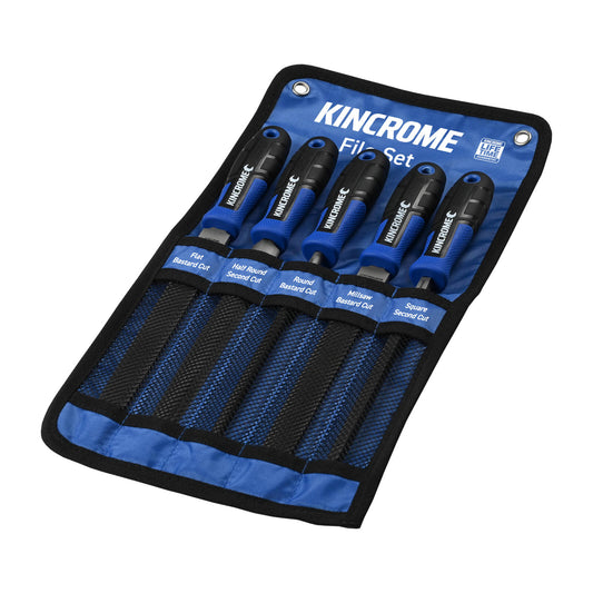 KINCROME 5 PIECE FILE SET 200MM