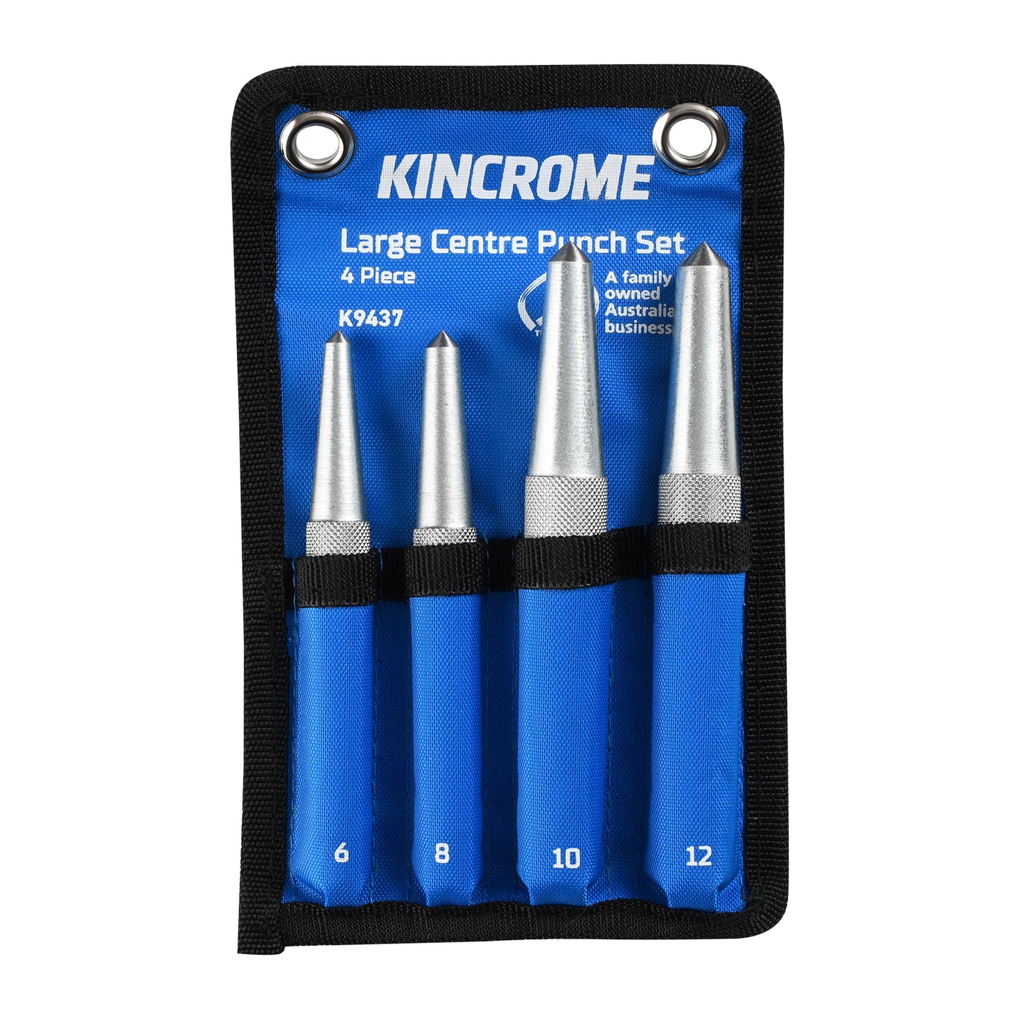 KINCROME CENTRE PUNCH SET 4 PIECE - LARG