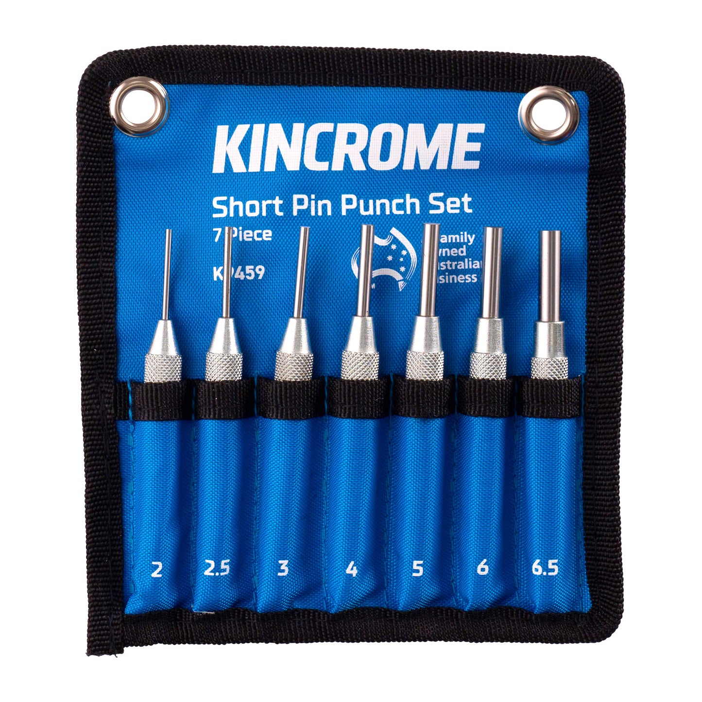 KINCROME PIN PUNCH SET SHORT 7 PCE