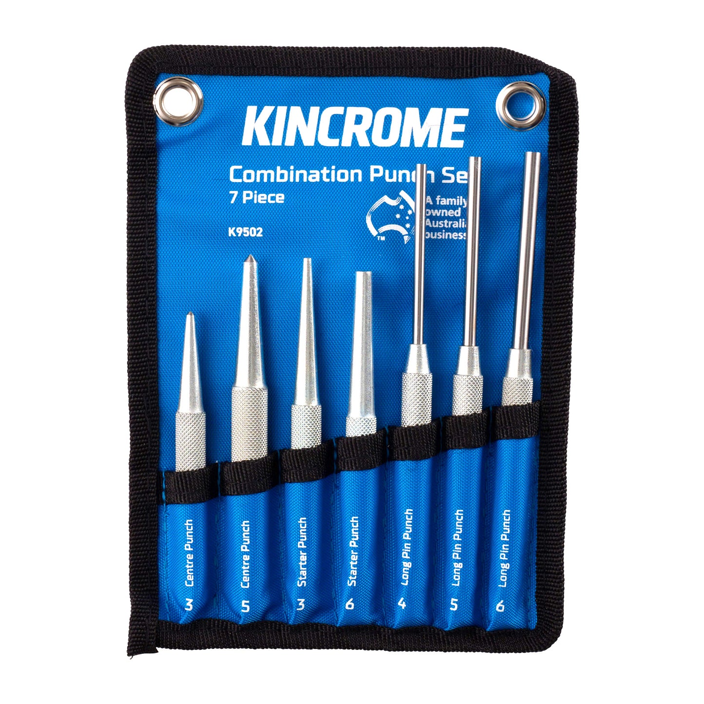 KINCROME COMBINATION PUNCH SET 7 PCE